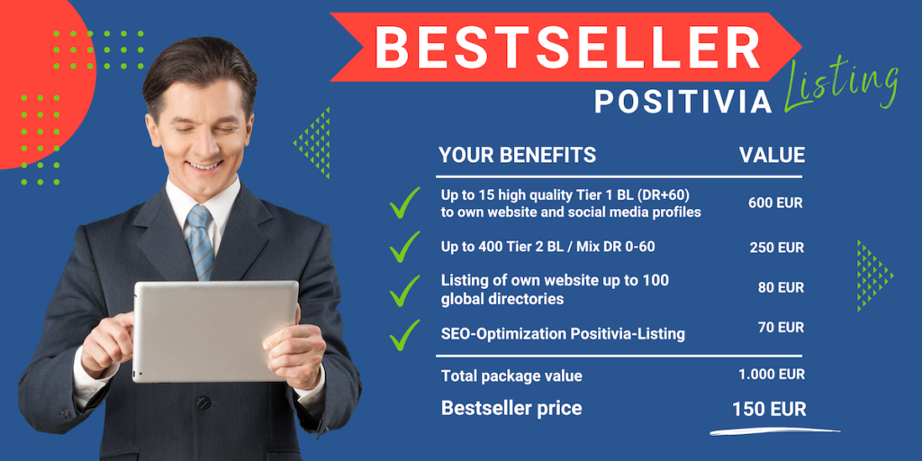 Bestseller Positivia-Listing